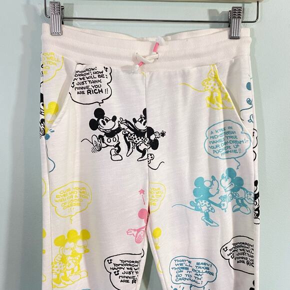 Zara X Disney Girl's Multicolor Mickey Mouse Comic Lounge Jogger Size 11/12 - Picture 2 of 8